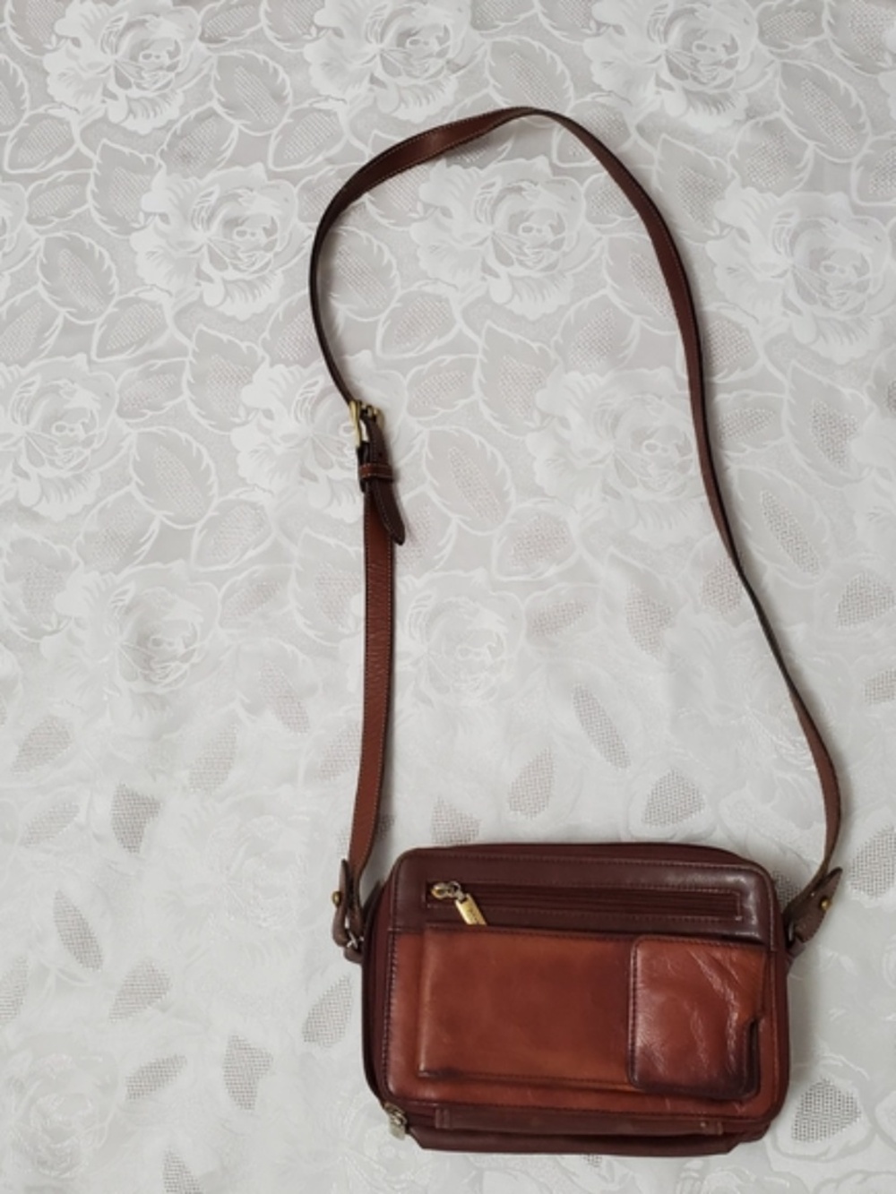Vintage Diverso Italy Leather Crossbody wallet purse